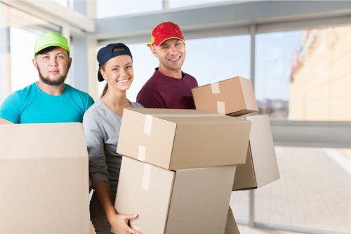 Local home moving team handling a Parsons Green property move
