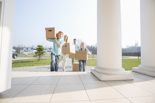 Recycling separation and sustainable moving operations in the Parsonsgreen area